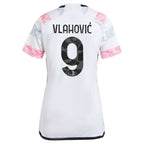 Dušan Vlahović Juventus adidas Women's 2023/24 Away Replica Jersey - White