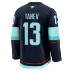 Brandon Tanev Seattle Kraken  Home Premium Jersey - Deep Sea Blue