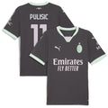 Christian Pulisic AC Milan Puma 2024/25 Third Replica Player Jersey - Charcoal