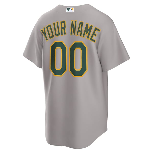 Athletics Nike Away Custom Replica 2.0 Jersey - Gray