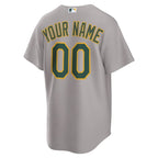 Athletics Nike Away Custom Replica 2.0 Jersey - Gray