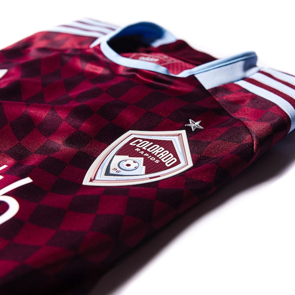 Colorado Rapids adidas 2024 One Flag Kit Authentic Custom Jersey - Burgundy