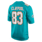 Chase Claypool Miami Dolphins Nike  Game Jersey -  Aqua