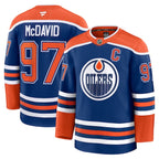 Connor McDavid Edmonton Oilers  Home Premium Jersey - Royal/White