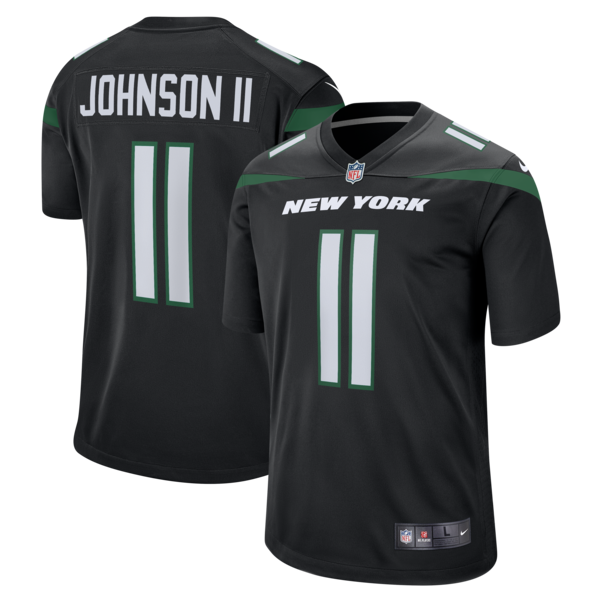 Jermaine Johnson II New York Jets Nike Alternate Game Jersey - Stealth Black