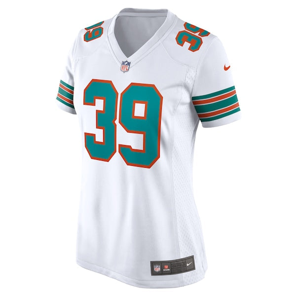 Larry Csonka Miami Dolphins Nike Retired Player Jersey - White/Aqua