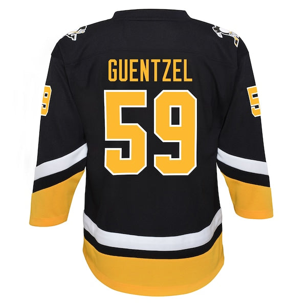 Jake Guentzel Pittsburgh Penguins Youth 2021/22 Alternate Replica Player Jersey - Black
