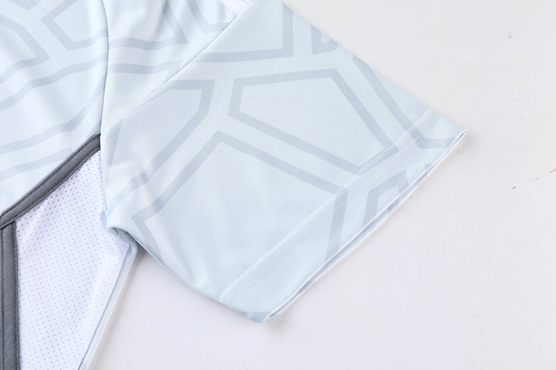 Adidas Short Sleeve Training Jersey Set - AD01- Light Grey