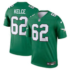 Jason Kelce Philadelphia Eagles Nike Alternate Legend Player Jersey – Kelly Green