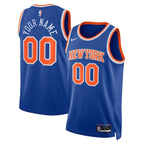 New York Knicks Nike Unisex Swingman Custom Jersey Blue - Icon Edition