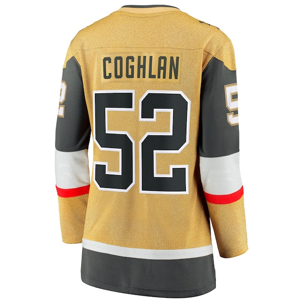 Dylan Coghlan Vegas Golden Knights  Women's Home Breakaway Jersey - Gold