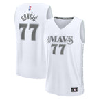 Luka Dončić Dallas Mavericks  Youth 2024/25 Fast Break Player Jersey - City Edition - White