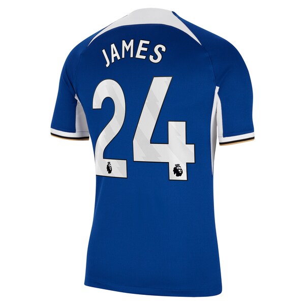 Reece James Chelsea Nike 2023/24 Home Stadium Replica Jersey - Blue/Mint/Navy