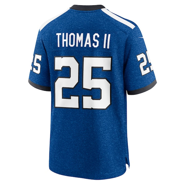 Rodney Thomas II Indianapolis Colts Nike Indiana Nights Alternate Game Jersey - Royal/Royal