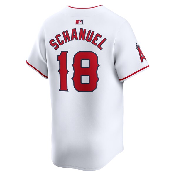 Nolan Schanuel Los Angeles Angels Nike Home Limited Player Jersey - White