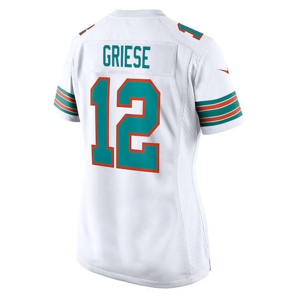 Bob Griese Miami Dolphins Nike Women's Retired Player Jersey - White/Aqua