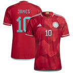 James Rodriguez Colombia National Team adidas 2022/23 Away Authentic Player Jersey - Red