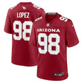 Roy Lopez Arizona Cardinals Nike Team Game Jersey -  Cardinal
