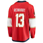 Sam Reinhart Florida Panthers  2025 Stanley Cup Final Home Breakaway Player Jersey - Red
