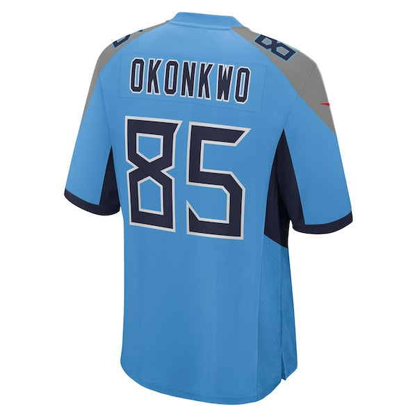 Chigoziem Okonkwo Tennessee Titans Nike Team Game Jersey -  Light Blue