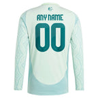 Mexico National Team adidas 2024 Away Replica Custom Long Sleeve Jersey - Green
