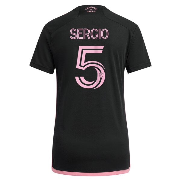 Sergio Busquets Inter Miami CF adidas Women's 2024 La Noche Replica Player Jersey - Black