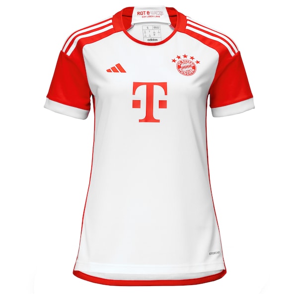 Kingsley Coman Bayern Munich adidas Women's 2023/24 Home Replica Jersey - White/Black