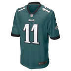 A.J. Brown Philadelphia Eagles Nike Player Game Jersey - Midnight Green/White