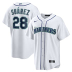 Men's Seattle Mariners Eugenio Suárez Nike White Home Replica Player Jersey