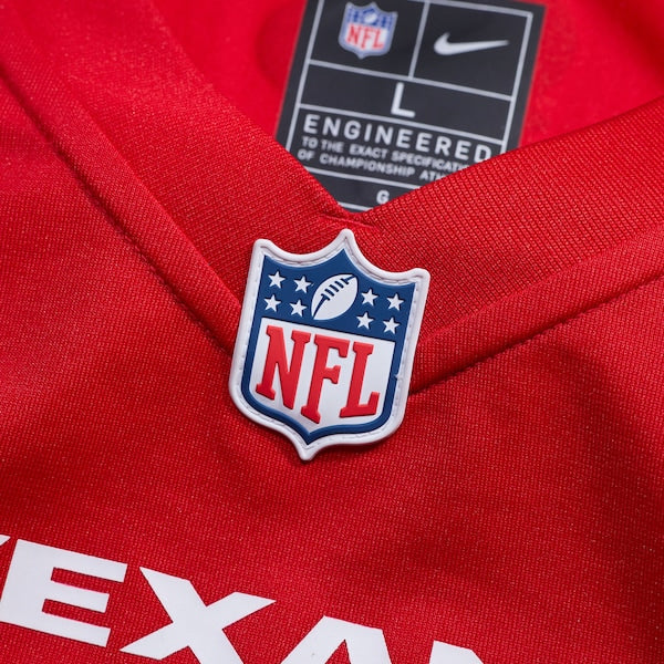 Tank Dell Houston Texans Nike Alternate Game Jersey -  Red/White/Navy