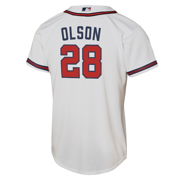 Matt Olson Atlanta Braves Nike Youth Home Replica Player Jersey - White