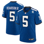 Anthony Richardson Sr. Indianapolis Colts Nike Alternate Indiana Nights Game Jersey - Royal/Blue/White