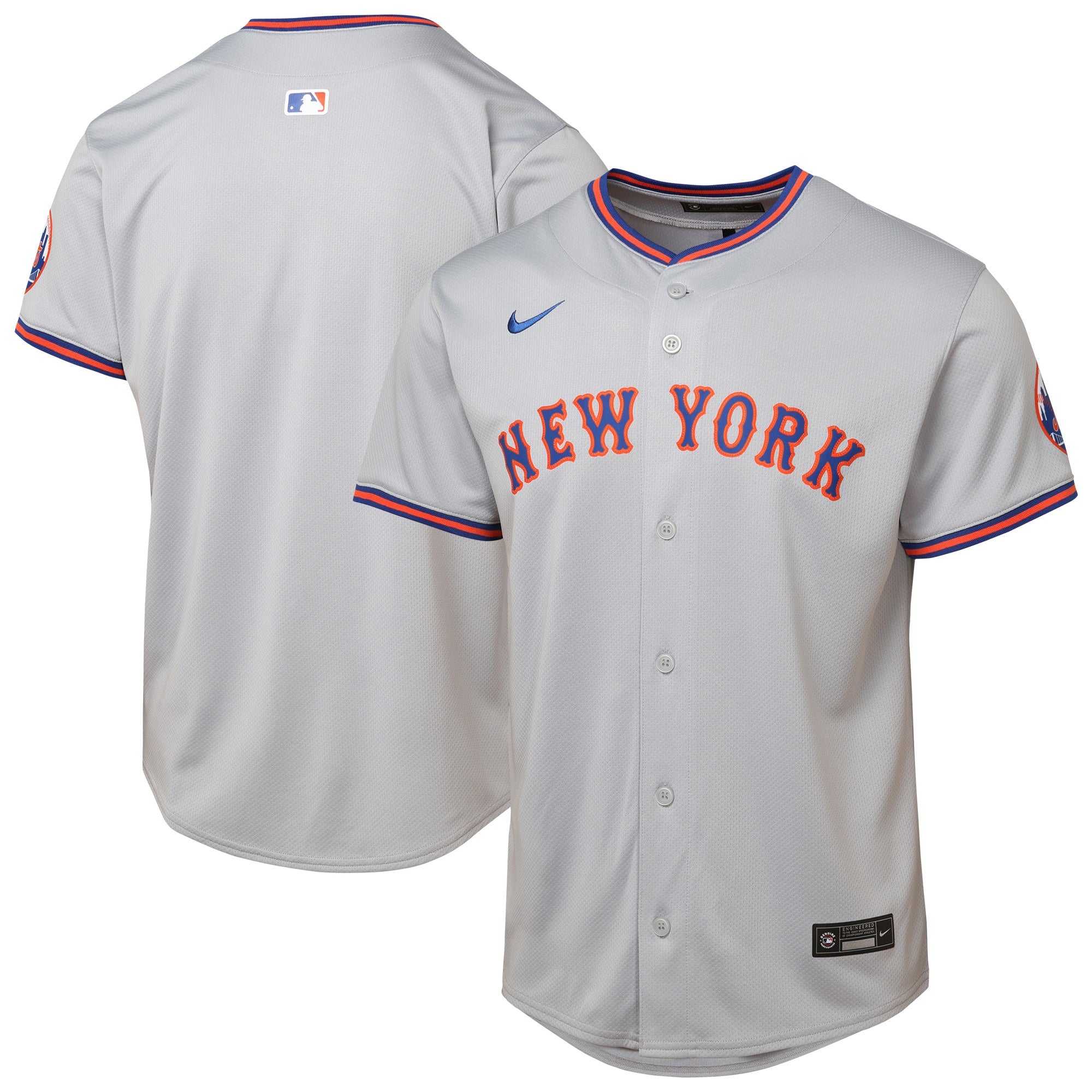 New York Mets Youth Limited Jersey - Royal/Gray