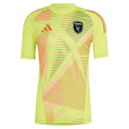 San Jose Earthquakes adidas 2024 Goalkeeper Jersey - Yellow