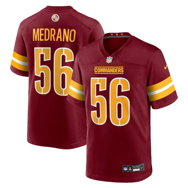 Kain Medrano Washington Commanders Nike Team Game Jersey -  Burgundy