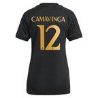Eduardo Camavinga Los Merengues adidas Women's 2023/24 Third Replica Player Jersey - Black
