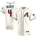 Ketel Marte Arizona Diamondbacks Nike Alternate Limited Player Jersey - Cream