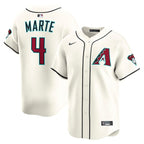 Ketel Marte Arizona Diamondbacks Nike Alternate Limited Player Jersey - Cream