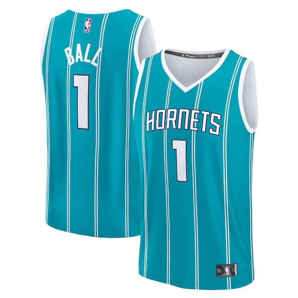 LaMelo Ball Charlotte Hornets  Fast Break Replica Player Jersey - Icon Edition - Teal