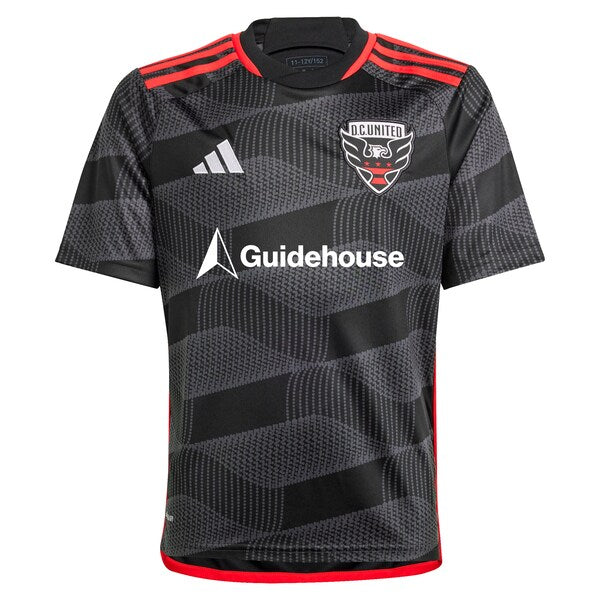 Christian Benteke D.C. United adidas Youth 2024 The Icon Kit Replica Player Jersey – Black