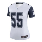 Leighton Vander Esch Dallas Cowboys Nike Women's Color Rush Legend Player Jersey - White/Navy