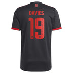 Alphonso Davies Bayern Munich adidas 2022/23 Third Replica Player Jersey - Charcoal