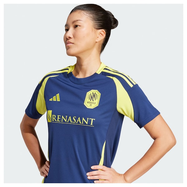 Nashville SC adidas Women's 2025 The Heart of Nashville Kit Replica Jersey - Navy