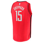 Reed Sheppard Houston Rockets  Youth 2024 NBA Draft Fast Break Player Jersey - Icon Edition - Red