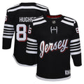 Jack Hughes New Jersey Devils Youth Alternate Premier Player Jersey - Black