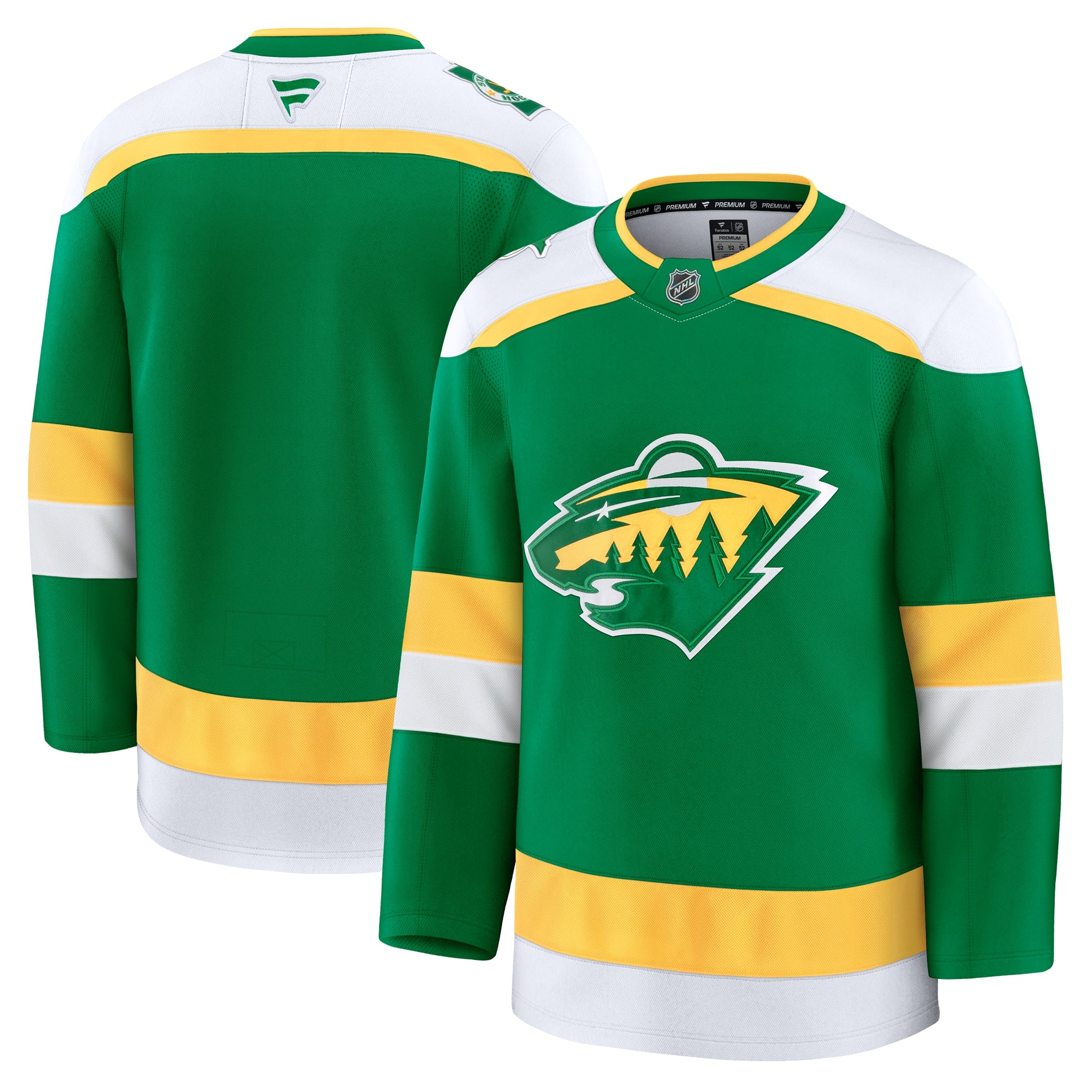 Minnesota Wild  25th Anniversary Premium Jersey - White/Green