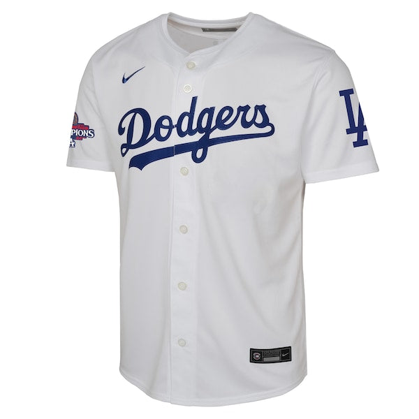 Los Angeles Dodgers Nike Youth 2024 World Series Champions Home Limited Jersey - White