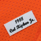 Cal Ripken Jr Baltimore Orioles 1988 Authentic Cooperstown Collection Mesh Batting Practice Jersey - Orange