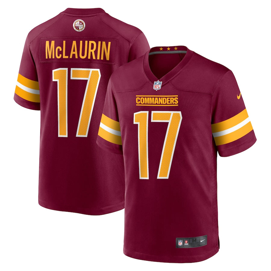 Terry McLaurin Washington Commanders Nike Youth Game Jersey - Black/Burgundy