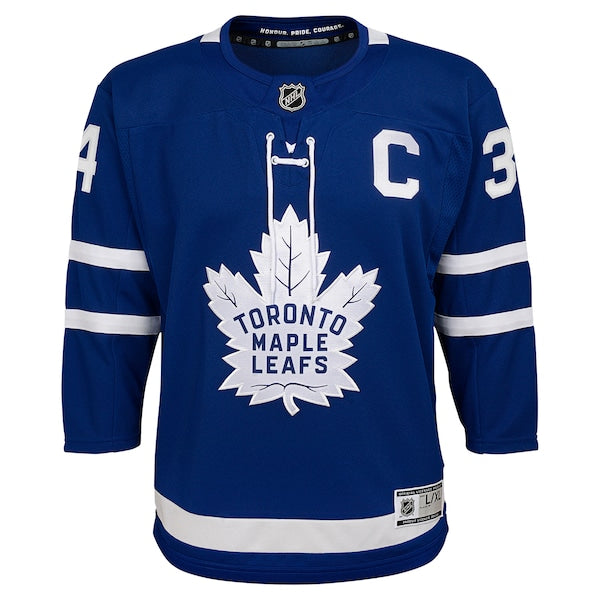 Auston Matthews Toronto Maple Leafs Youth Home Premier Player Jersey - Blue/Black